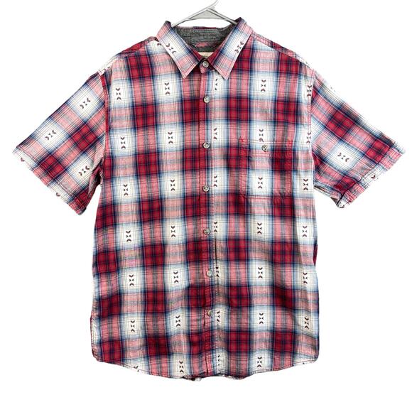 Weatherproof Men's Button-Down Shirt Short Sleeve Size Medium - Picture 1 of 10